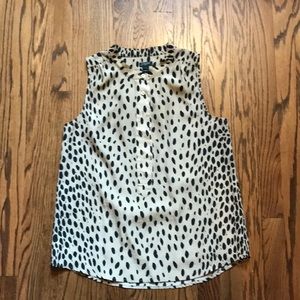 J. Crew 💜 Animal 🦒 Print Top Size 6 Sleeveless